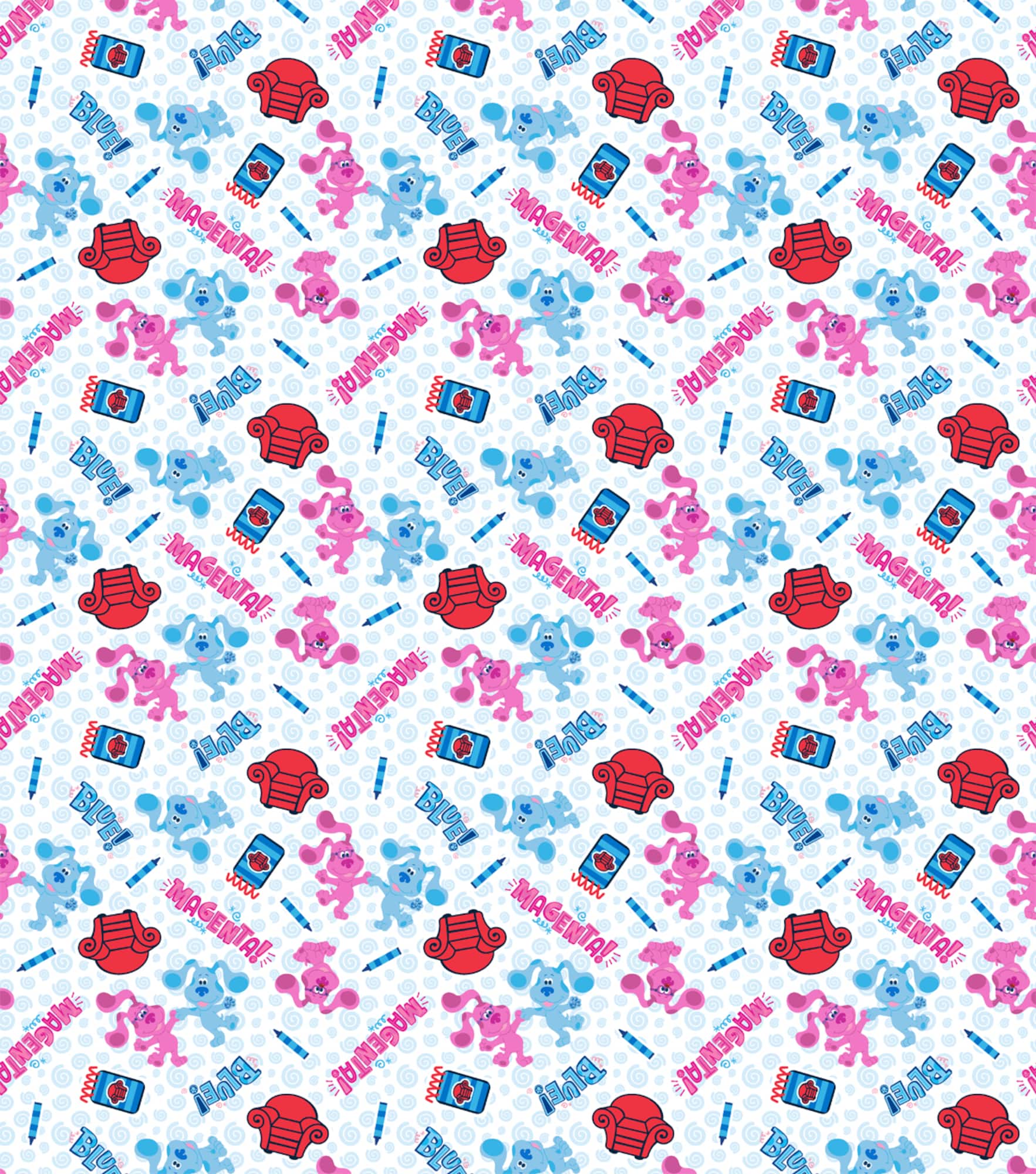 Nickelodeon Blues Clues Cotton Fabric
